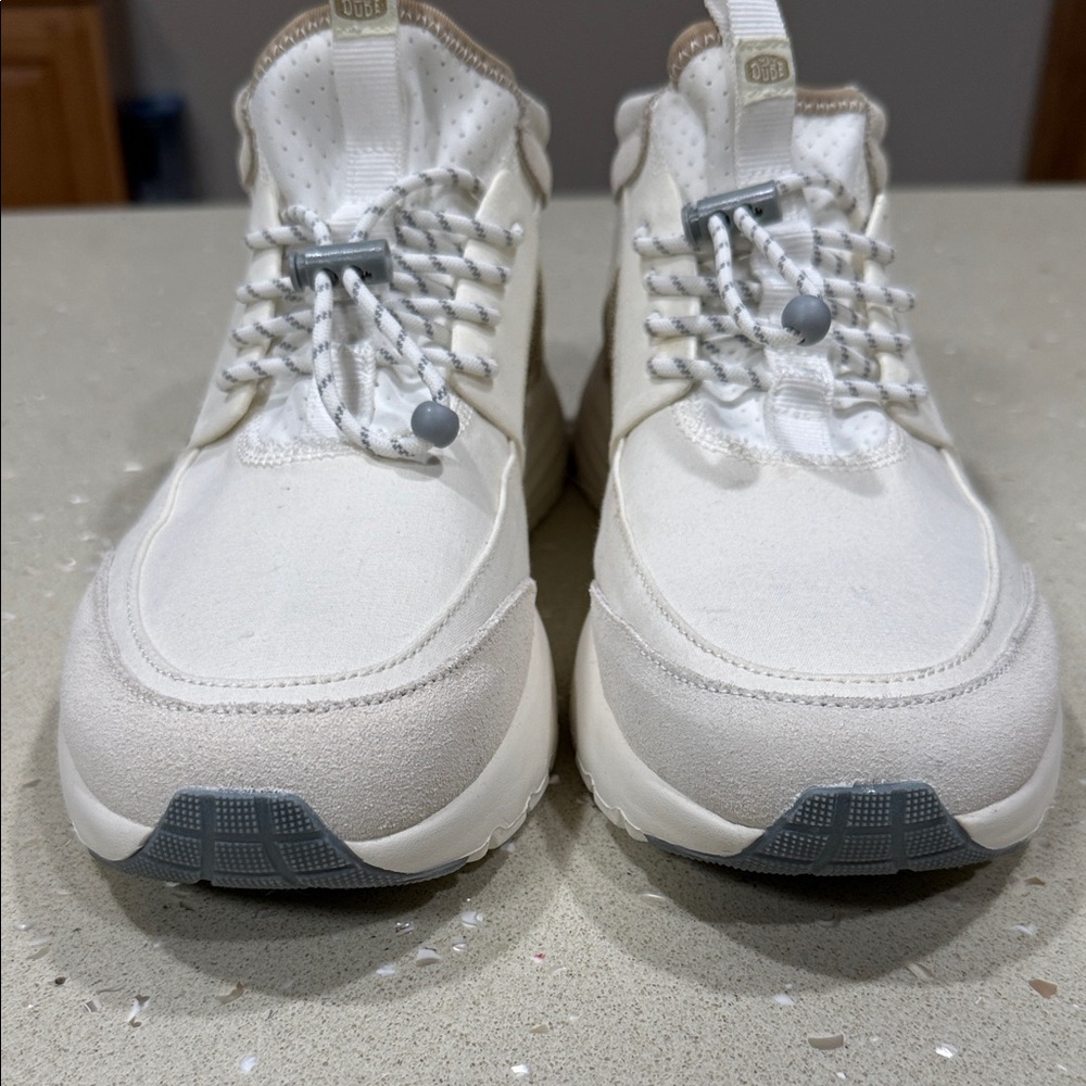 Hey Dude Cream and White Women's Sneakers - Picture 14 of 14